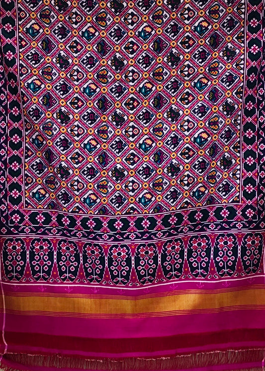 Original Double Ikkat silk Patola Saree