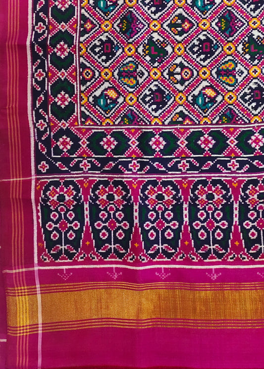 Original Double Ikkat silk Patola Saree
